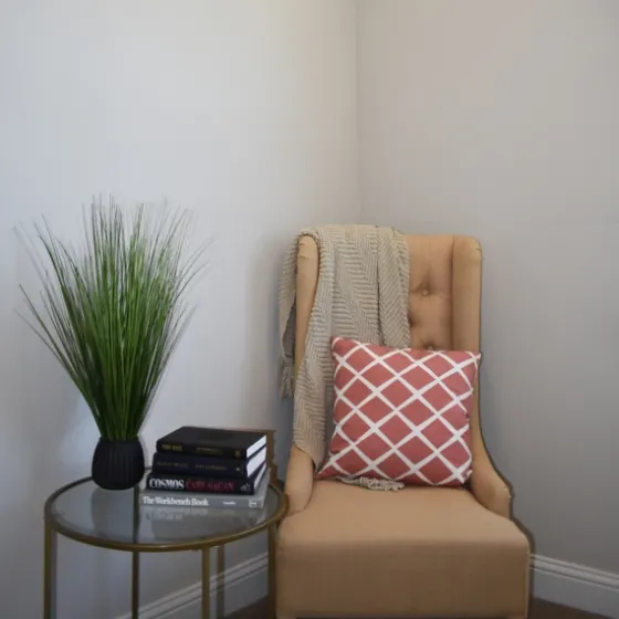 Grass Arrangement In Black Ribbed Pot-Kirkland's Home Discount