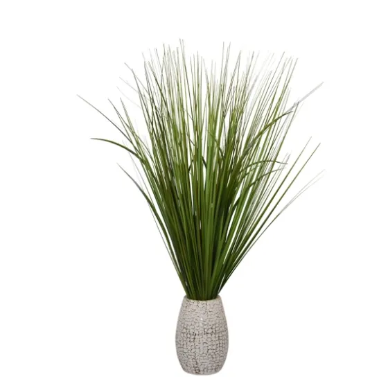 Grass Arrangement In Crackled Cream Pot-Kirkland's Home Cheap