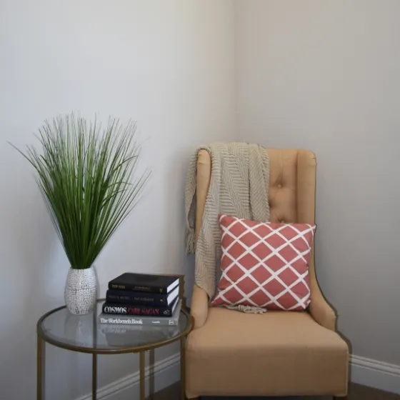 Grass Arrangement In Crackled Cream Pot-Kirkland's Home Cheap
