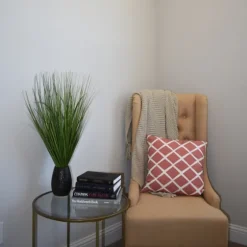 Grass Arrangement In Crackled Black Pot-Kirkland's Home Store