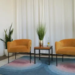 Grass Arrangement In Crackled Gold Pot-Kirkland's Home Outlet