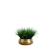 Grass Arrangement In Gold Ceramic Bowl-Kirkland's Home Discount