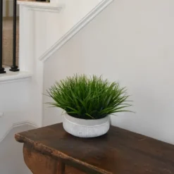 Grass Arrangement In Gray Ceramic Bowl-Kirkland's Home Online