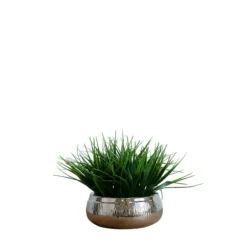 Grass Arrangement In Silver Ceramic Bowl-Kirkland's Home Best Sale