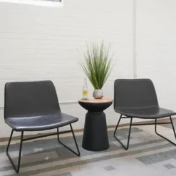 Grass Arrangement In Silver Ribbed Pot-Kirkland's Home Fashion