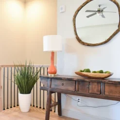 Grass Arrangement In White Cement Pot-Kirkland's Home Best