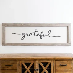 Grateful Wooden Wall Plaque-Kirkland's Home Cheap