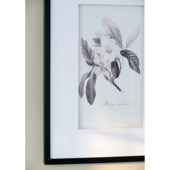 Gray And Cream Foliage 4-Pc. Framed Wall Art Set-Kirkland's Home Best