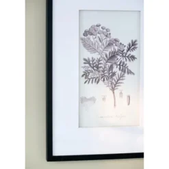 Gray And Cream Foliage 4-Pc. Framed Wall Art Set-Kirkland's Home Best