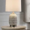 Gray And Etched Table Lamp-Kirkland's Home Sale