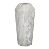 Gray And Gold Faux Marble Geometric Vase-Kirkland's Home Cheap