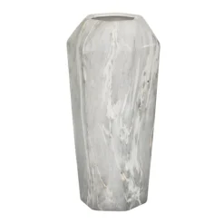 Gray And Gold Faux Marble Geometric Vase-Kirkland's Home Cheap