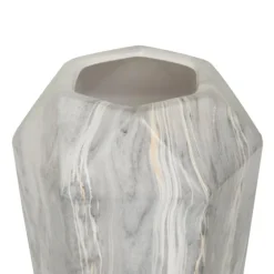 Gray And Gold Faux Marble Geometric Vase-Kirkland's Home Cheap