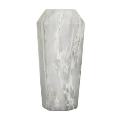 Gray And Gold Faux Marble Geometric Vase-Kirkland's Home Cheap