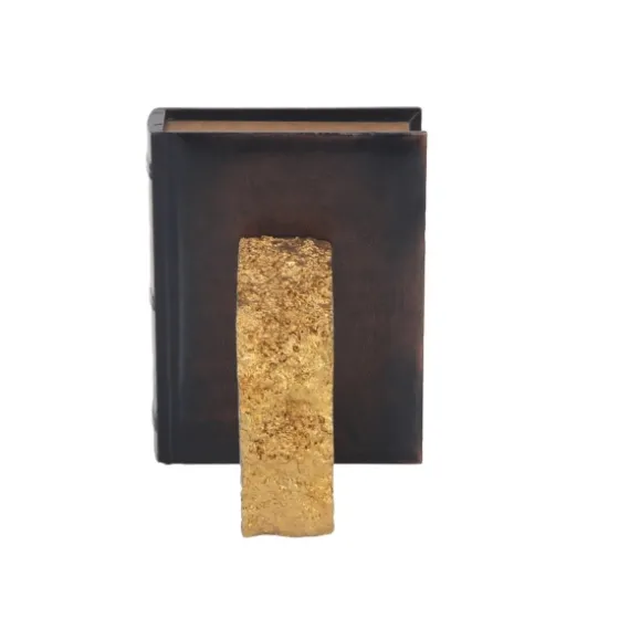 Gray And Gold Marble Geode Bookends, Set Of 2-Kirkland's Home Hot