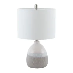 Gray And Gradient Ceramic Table Lamp-Kirkland's Home Fashion