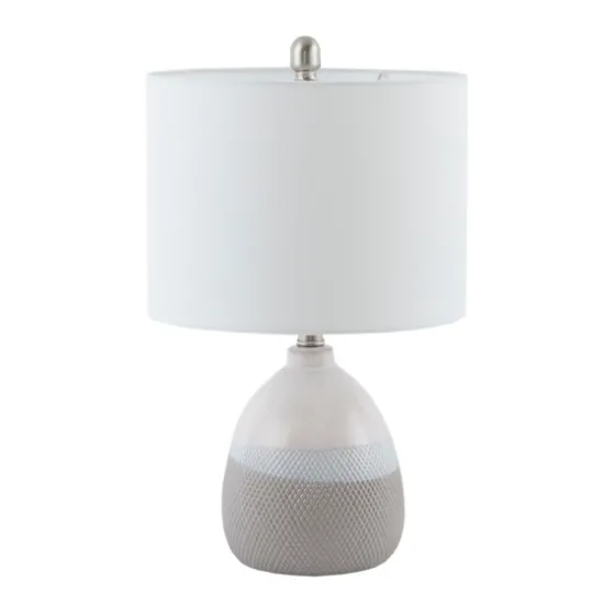 Gray And Gradient Ceramic Table Lamp-Kirkland's Home Fashion