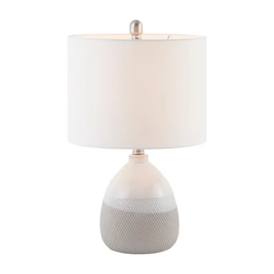 Gray And Gradient Ceramic Table Lamp-Kirkland's Home Fashion