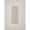 Gray And Ivory Lace Border Outdoor Area Rug, 6X9-Kirkland's Home Cheap