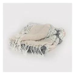 Gray And Natural Colorblock Chevron Throw-Kirkland's Home Flash Sale