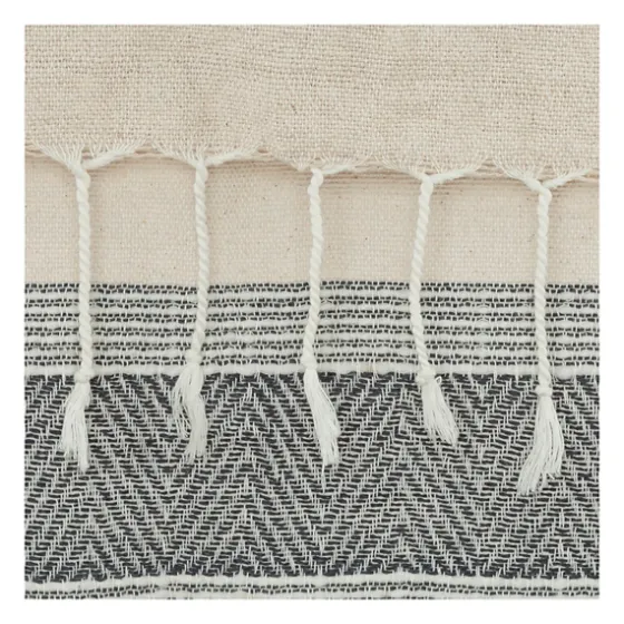 Gray And Natural Colorblock Chevron Throw-Kirkland's Home Flash Sale