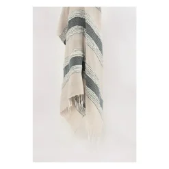 Gray And Natural Colorblock Chevron Throw-Kirkland's Home Flash Sale
