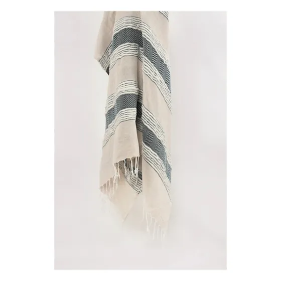 Gray And Natural Colorblock Chevron Throw-Kirkland's Home Flash Sale