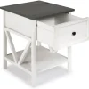Gray And Wash Reclaimed Wood Accent Table-Kirkland's Home Flash Sale