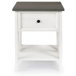 Gray And Wash Reclaimed Wood Accent Table-Kirkland's Home Flash Sale