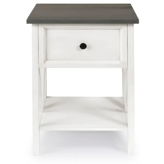 Gray And Wash Reclaimed Wood Accent Table-Kirkland's Home Flash Sale