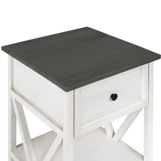 Gray And Wash Reclaimed Wood Accent Table-Kirkland's Home Flash Sale