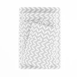Gray And White Chevron 3-Pc. Twin Sheet Set-Kirkland's Home Fashion