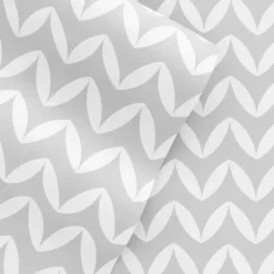 Gray And White Chevron 3-Pc. Twin Sheet Set-Kirkland's Home Fashion
