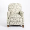 Gray And White Damask Upholstered Recliner-Kirkland's Home Discount