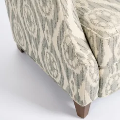 Gray And White Damask Upholstered Recliner-Kirkland's Home Discount