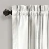Gray And White Farmhouse Stripe Valance-Kirkland's Home Online