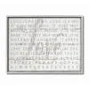 Gray And White Love Is Patient Framed Art Print-Kirkland's Home Hot