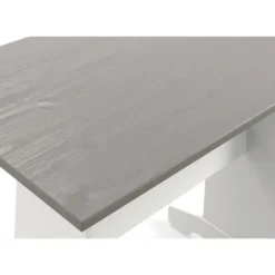 Gray And White 3-Pc. Dining Nook Set-Kirkland's Home Fashion