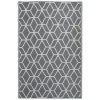 Gray And White Reversible Outdoor Rug, 3X5-Kirkland's Home Clearance