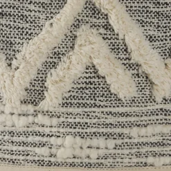 Gray And White Tuft Peaks Storage Basket-Kirkland's Home Outlet