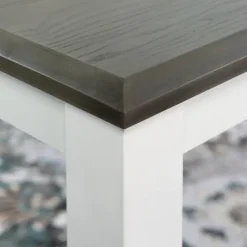 Gray And White Two-Toned Wood Dining Table-Kirkland's Home Store