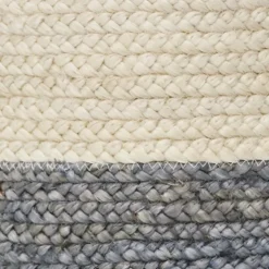 Gray And White Woven Basket With Tassel, 19 In.-Kirkland's Home Flash Sale