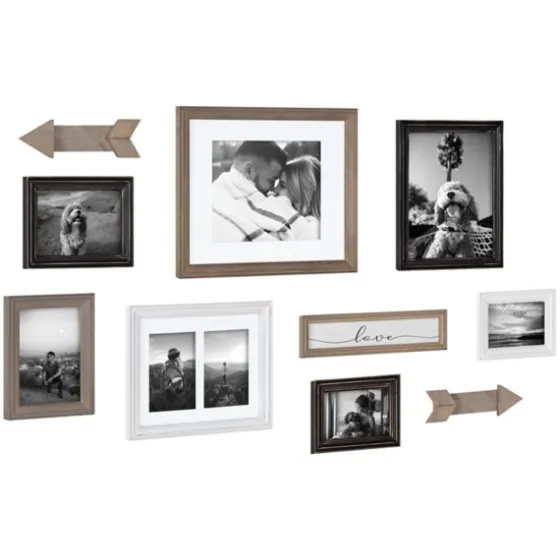 Gray Arrow 10-Pc. Gallery Wall Picture Frame Set-Kirkland's Home Best Sale
