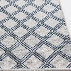 Gray Auckland Trellis Outdoor Area Rug, 6X9-Kirkland's Home Fashion