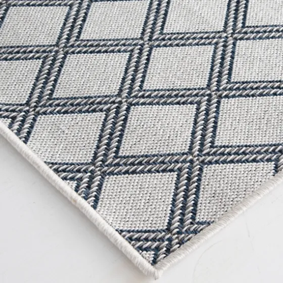 Gray Auckland Trellis Outdoor Area Rug, 6X9-Kirkland's Home Fashion