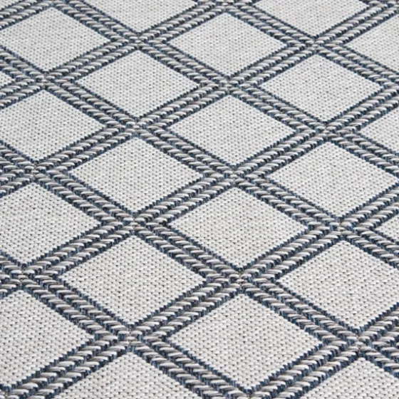 Gray Auckland Trellis Outdoor Area Rug, 6X9-Kirkland's Home Fashion