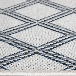 Gray Auckland Trellis Outdoor Area Rug, 6X9-Kirkland's Home Fashion