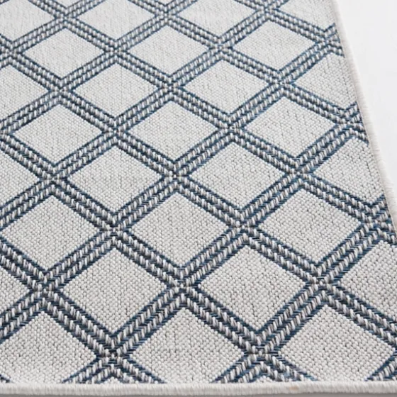 Gray Auckland Trellis Outdoor Area Rug, 5X7-Kirkland's Home Outlet