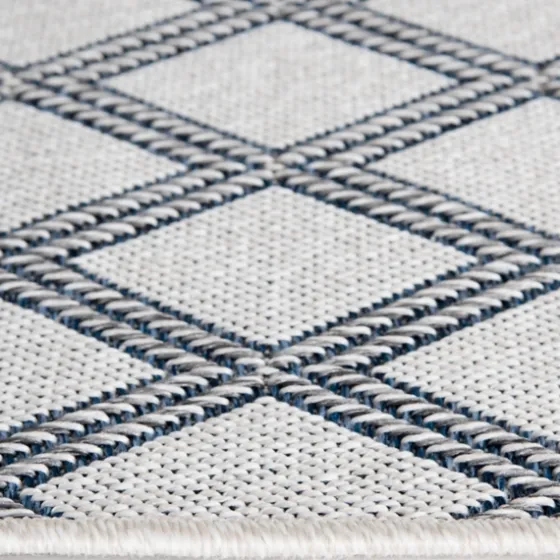 Gray Auckland Trellis Outdoor Area Rug, 5X7-Kirkland's Home Outlet
