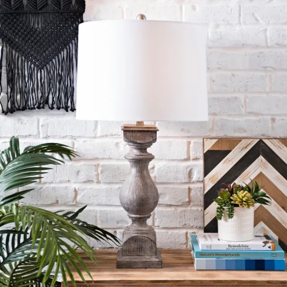 Gray Balustrade Table Lamp-Kirkland's Home Cheap